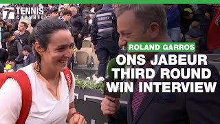 Ons Jabeur Feeling The Magic In Paris  2024 Roland Garros Third Round [upl. by Attennot566]