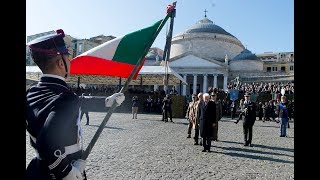 Mattarella al giuramento allievi del 230° Corso della Scuola Militare Nunziatella [upl. by Wilone946]