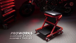 Proworks Garage Stool Assembly Trolley [upl. by Lupiv72]