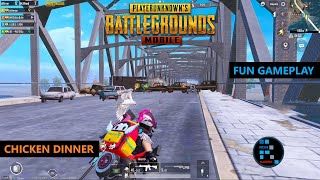 PUBG MOBILE  FUN GAMEPLAY WITH AMAZING CHICKEN DINNER [upl. by Queri]