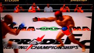 Rickson Gracie vs Kazushi Sakuraba PRIDE FC PS2 [upl. by Amada]