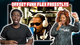 OFFSET TAKING OVER OFFSET  FUNK FLEX  FREESTYLE203  REACTION [upl. by Acinelav]