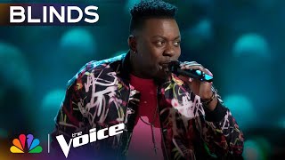 Stees Electrifying Performance of Maroon 5s quotSugarquot Earns Johns Block  The Voice Blind Auditions [upl. by Ilatfan]