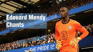 Chelsea fans singing Edou Mendy Chant for his awesome performance [upl. by Esinehs]