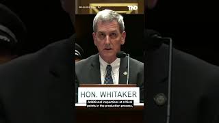 FAA Administrator Whitaker talks Boeings safety culture more inspectors [upl. by Orpha]