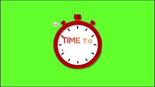 green screen clock video green background chromakey clock greenscreengreenscreen PNG download [upl. by Bergmans]