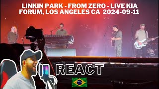 Linkin Park  From Zero  Live Kia Forum Los Angeles CA 20240911 REACT [upl. by Enyawad]