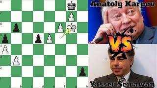 NO TE IMAGINAS COMO GANÓ ESTA PARTIDA KARPOV  AJEDREZ  CHESS  ANATOLY KARPOV [upl. by Lawtun648]