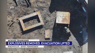 Explosives removed evacuation lifted in Knoxville TN [upl. by Schnorr707]