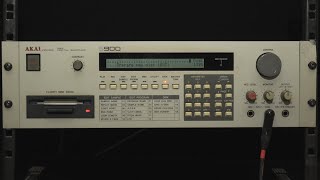 How to use the Akai S900  S950 Sampler Complete Tutorial [upl. by Pris]