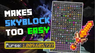 The BEST Hypixel Skyblock Mod  How to download Not Enough Updates NEU for Minecraft 189 [upl. by Ennovehc]