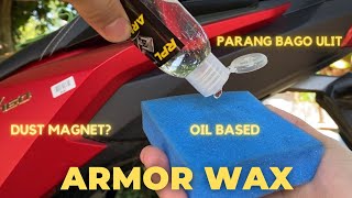 Armor Wax Review for Matte ADV 160 [upl. by Sisco]