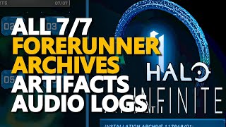 All Forerunner Archives Artifacts Audio Logs Halo Infinite [upl. by Sherman]