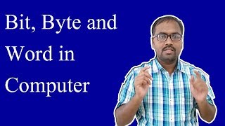 Bit Byte and Word in Computer  By Gurav  VTU Syllabus [upl. by Secnarf688]