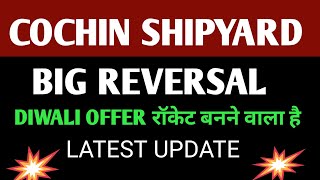 Cochin Shipyard Share 🔴 Latest News Today  Cochin Shipyard Stock Updates [upl. by Fatsug]