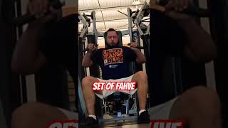 Incline Press set of 6 turns into fahve [upl. by Xxam]