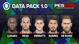 DLC Data Pack 10 PES 2018 DOWNLOAD [upl. by Vasti]