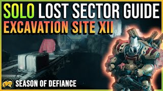 Excavation Site XII  MASTER  LEGEND  Solo Lost Sector  Defiance  Apr 16  Destiny 2 Lightfall [upl. by Gotthelf]