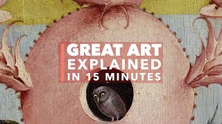 Hieronymus Bosch The Garden of Earthly Delights Part One Great Art Explained [upl. by Vonni]