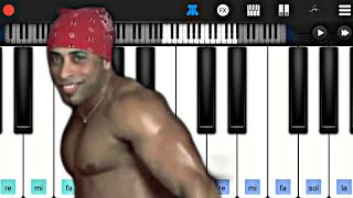 RICARDO MILOS  THEME  EN PERFECT PIANO 🎹✅  NOTAS MUSICALES  FÁCIL Y RÁPIDO [upl. by Bidle227]