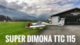 Super Dimona TTC 115 Start  Landing Airfield Nötsch [upl. by Gaidano]