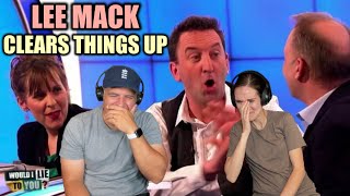 WILTY  Lee Mack Clears Things Up REACTION [upl. by Hedley]