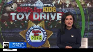 KCAL NEWS LOS ANGELES CHIPS FOR KIDS DECEMBER 1 [upl. by Llertal]