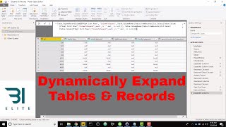 Power BI  Dynamically Expanding Tables and Records with Power Query Expand All Columns [upl. by Nixon]