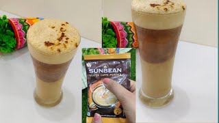 Cold coffee 😜☕ Sunbean Beaten Caffe Powder  Frothy Coffee  Watch This Before Buying [upl. by Aryaz]