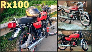 Rx100 modify bike  wash  Khagaria 🙏🙏🙏🙏🙏 video  viral [upl. by Enale]