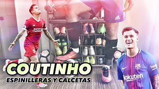 COUTINHO  ESPINILLERAS Y CALCETAS  JUEGA COMO PROFESIONAL [upl. by Massey]