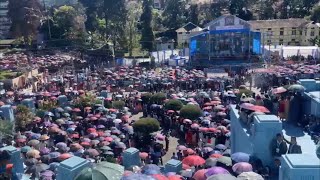 Eucharistic Procession Cathedral Parish Archdiocese of Shillong Meghalaya 2024 [upl. by Kristoffer835]