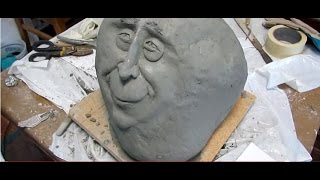 Face Stone Ferrocent Sculpture [upl. by Brady254]