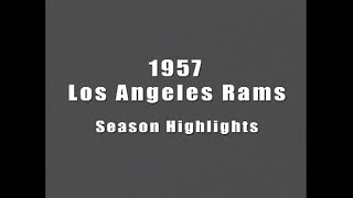 1957 Los Angeles Rams highlights [upl. by Wenda]