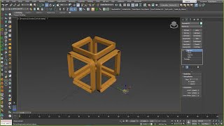 3DS Max  Easy Modeling  Parametric Infinity Cube Table [upl. by Aznerol]