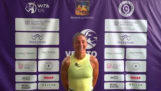 Sara Errani postmatch interview [upl. by Uund]