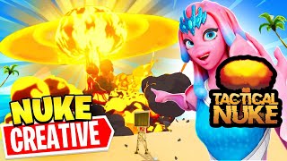 I NUKED FORTNITE CREATIVE How To Get Nukes In Creative [upl. by Horter]