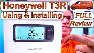 How to USE Program amp Install the Honeywell T3 amp T3R Including WiringUp Honeywell Home T3R Review [upl. by Arrej514]