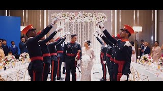 Military Wedding Speech Sri Lanka Armoured Corps [upl. by Eitisahc15]