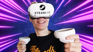 How To Play Oculus amp Steam PC VR Games On Your Oculus Meta Quest 2 [upl. by Jensen]