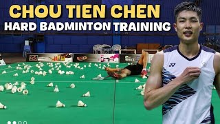 Chou Tien chen badminton training compilation 🥵🥵🥵 [upl. by Namzed717]