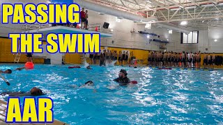 NAVY BOOT CAMP PASSING THE SWIM [upl. by Annaej691]