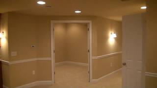 Finished Basement Ideas Walkthrough [upl. by Eidolem]