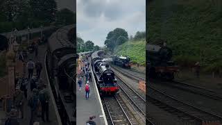 13268 lms mogul at Bridgnorth britishrailways railway train [upl. by Prem626]