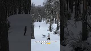 A quién Más le pasó🏂 😱❄️🏔 caídas snow ski invierno viralvideo patagonia argentina [upl. by Lorilyn]