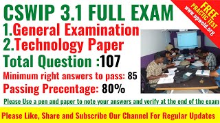 Top 107 Most Important Latest CSWIP 3 1 Questions and Answers  Buy CSWIP 31 Study Material [upl. by Pammi]