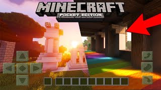 MCPE 120 Top 3 Ultra Shaders  Sun Rays Sildurs Shaders Minecraft Bedrock Edition [upl. by Garrick878]