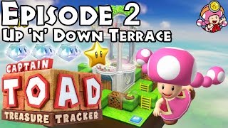 Captain Toad Treasure Tracker  Episode 2  Level 12 Up n Down Terrace [upl. by Sanjiv]