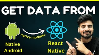 Get Data From Native Modules Android In React Native  Engineer Codewala [upl. by Viddah338]