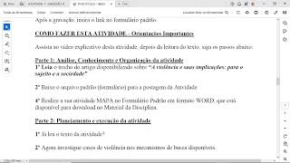 PORTFÓLIO  IMERSÃO PROFISSIONAL SOCIEDADE PSIQUISMO E VIOLÊNCIA NO CONTEXTO BRASILEIRO  542024 [upl. by Annoya400]